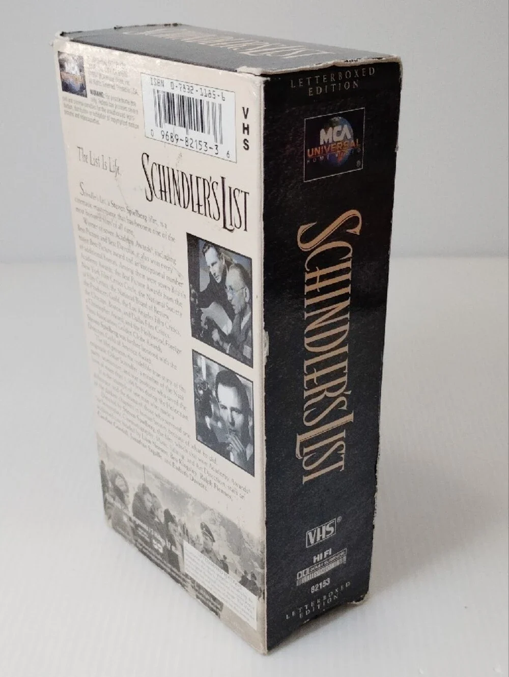12 For $8 Schindler's List Letterboxed Edition VHS Set - Black